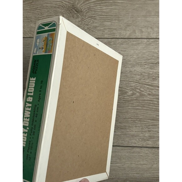 Vintage Walt Disney Huey Dewey & Louie Jigsaw Puzzle Whitman Donald Duck Fishing - Picture 5 of 5